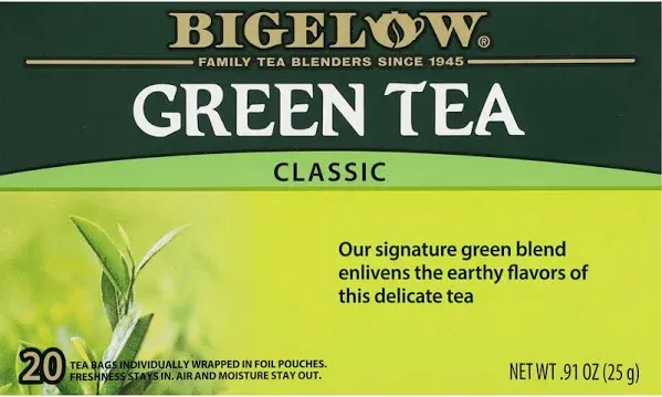 Organic Green Tea 40 Count