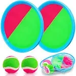 Ayeboovi Toss and Catch Game Outdoor Toys for Kids Yard Beach Camping Toys Boys Ages 3 4 5 6 7 8 9 10 Year Olds Gifts 2 Paddles