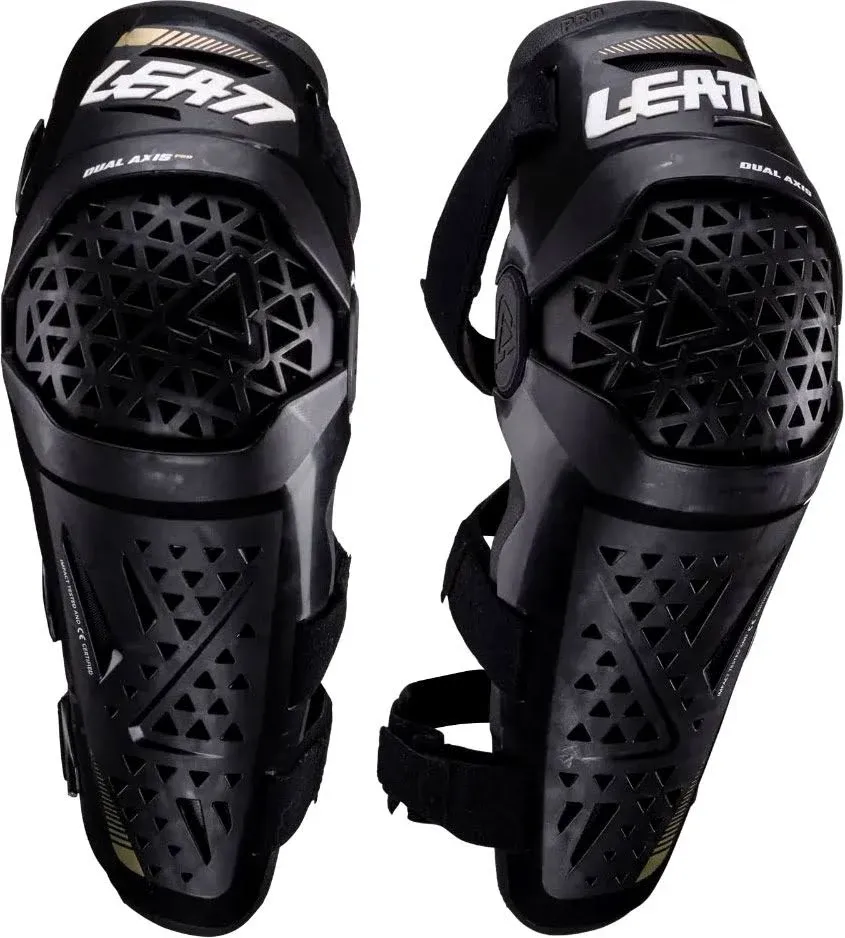 Leatt Dual Axis Pro Knee/Shin Guards Black S-M