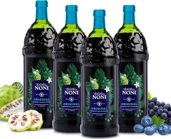 Tahitian Noni Juice by Morinda 2pk Case (Two 1 Liter Bottles per Case)