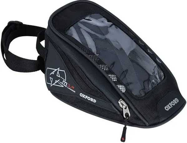 Oxford M1R Lifetime Magnetic Micro Motorcycle Tank Bag Motorbike Luggage Black