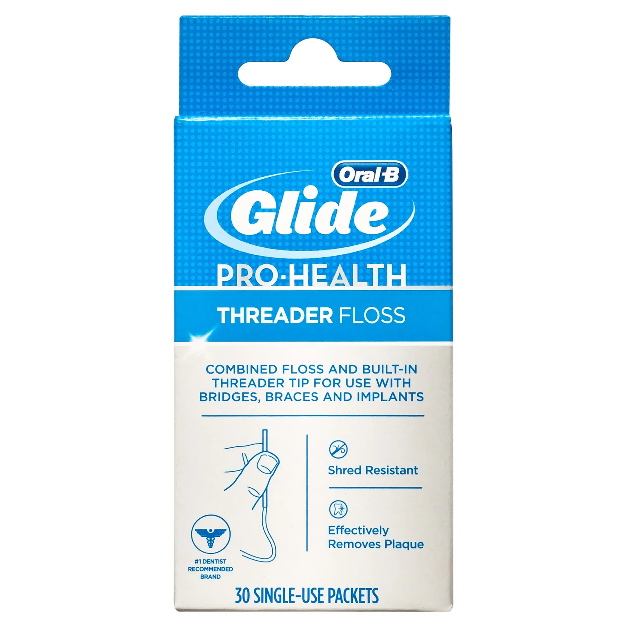 Oral-B Glide Pro-Health Threader Floss, 30CT