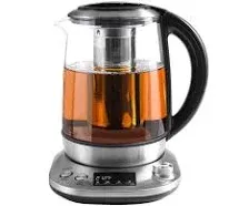 Mecity HB-K002C Silver Clear Electric Kettle With Removable Infuser 1200W New