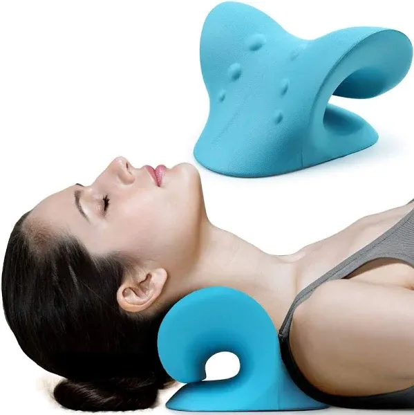 Neck and Shoulder Relaxer, Cervical Traction Device for TMJ Pain Relief and Cerv