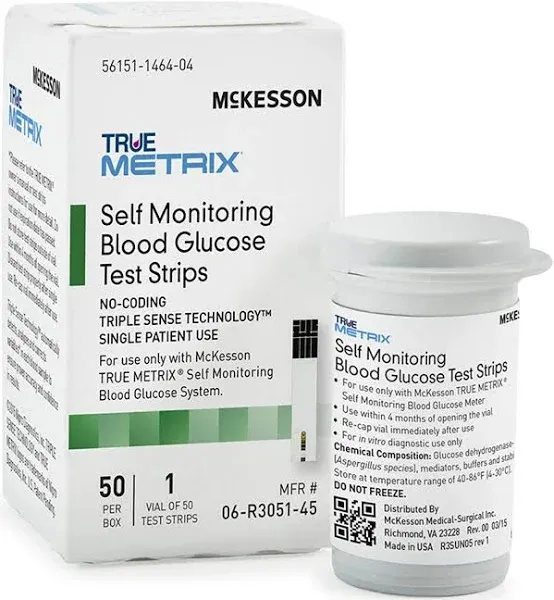 McKesson True Metrix Blood Glucose Test Strips