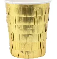 Meri Meri Gold Fringe Party Cups