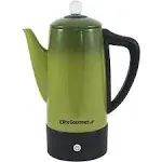 Elite EC812G 12 Cup Coffee Percolator - Vintage Green