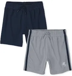 The Children's Place Baby Boys' and Toddler Athletic Pull on Shorts