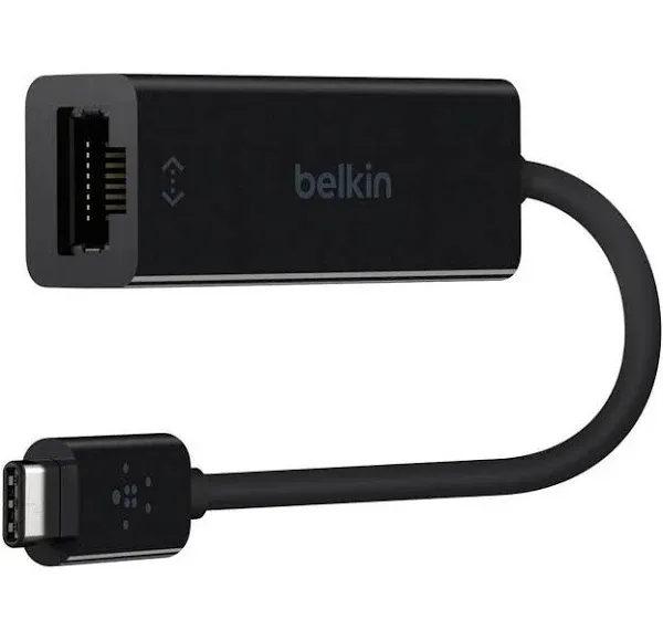 Belkin B2B145-BLK USB C to Gigabit Ethernet Adapter