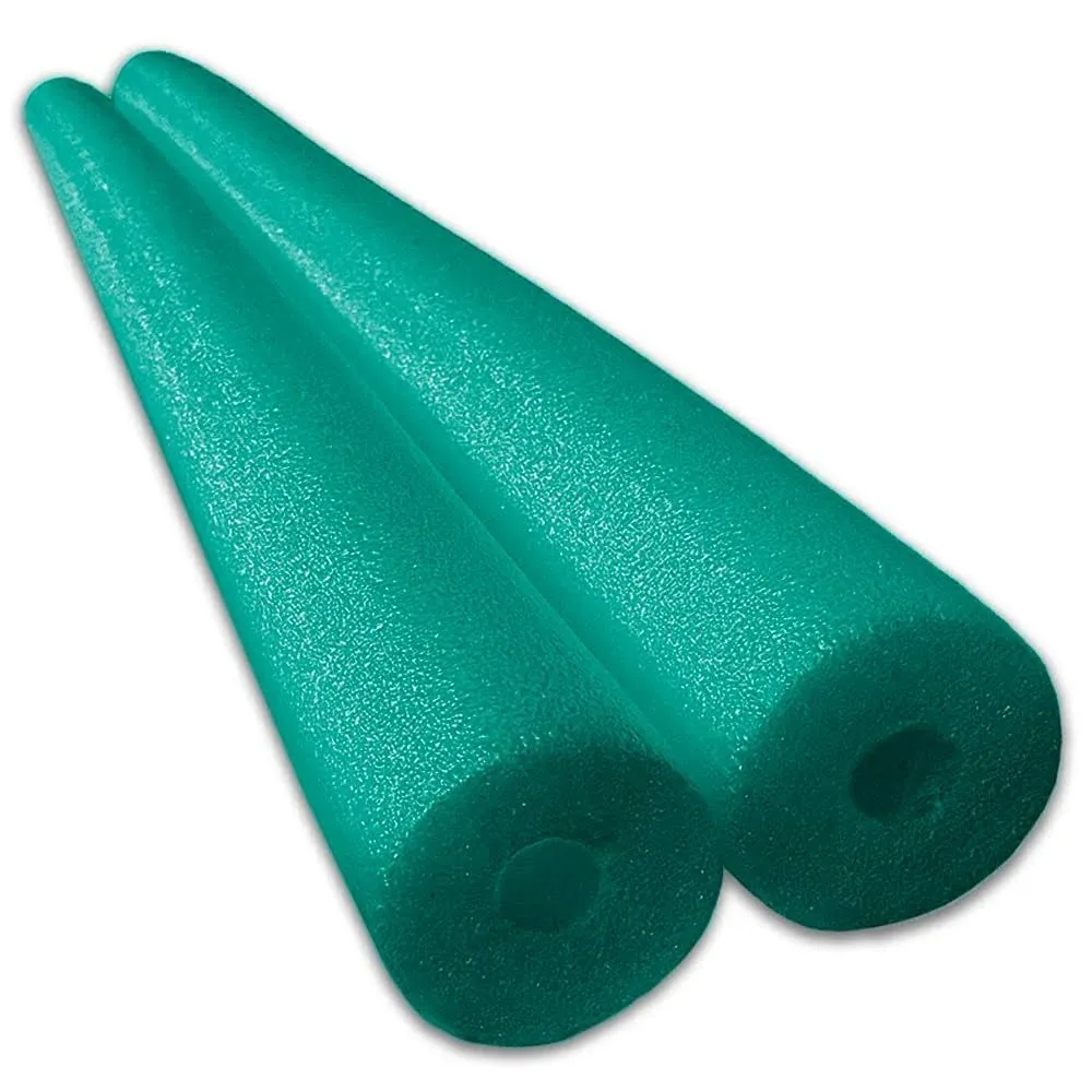 2 Pack Oodles Monster 55 inch x 3.5 inch Jumbo Swimming Pool Noodle Foam Multi-Purpose Green