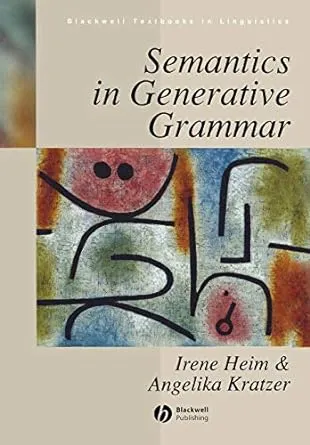 Semantics in Generative Grammar: 13