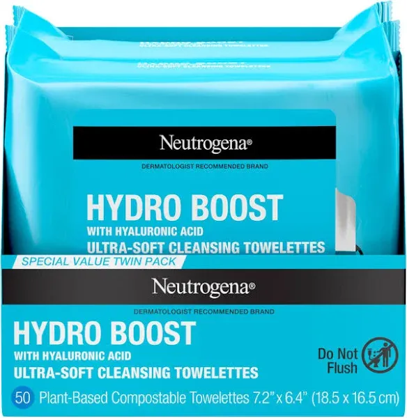 Neutrogena Hydro Boost Facial Cleansing Wipes