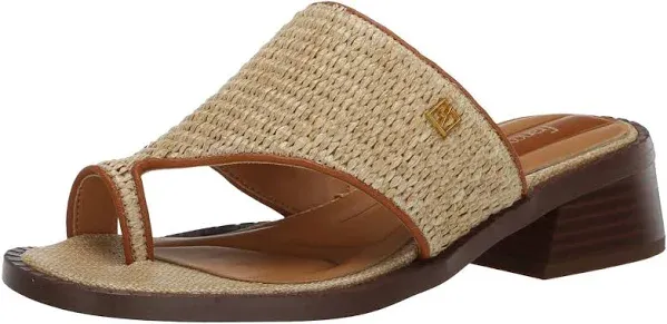 Franco Sarto Women's SIA Slide Sandal, Tan, 5.5M, Leather