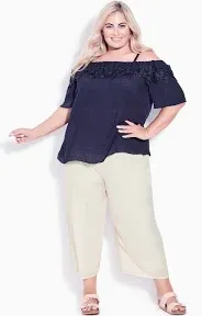 Avenue Women's Plus Size Gaucho Pants