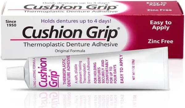 Cushion Grip Thermoplastic Denture Adhesive