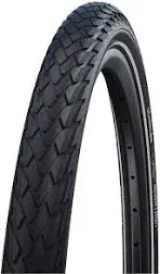 Schwalbe Green Marathon Tire - 26 x 1.50, Clincher, Wire, Black/Reflective, Performance Line, GreenGuard, TwinSkin,