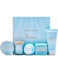 Gifts for Women, Bath and Body Gift Set for Women with 5 Pcs Ocean Scented Spa