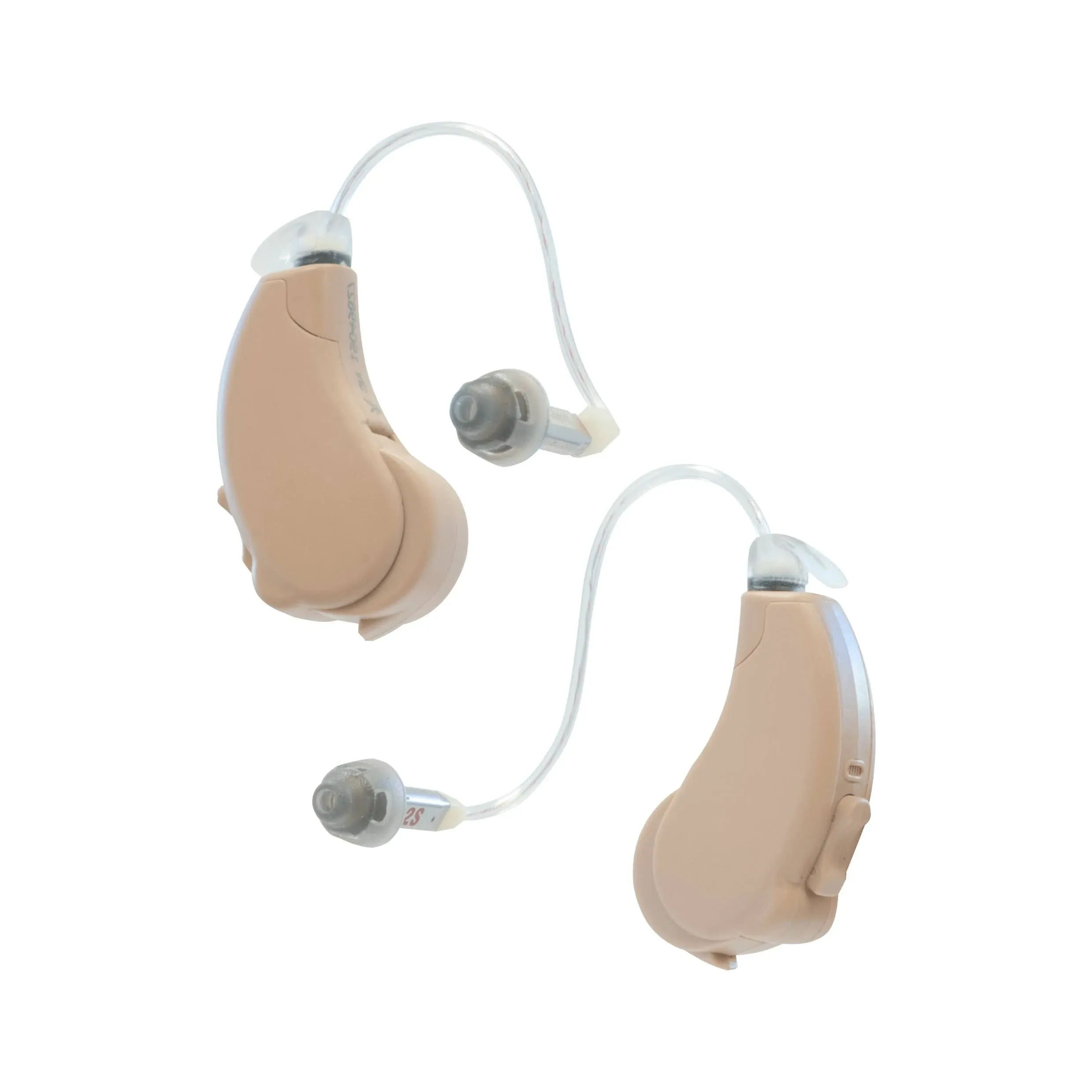 Lucid Hearing Engage Rechargeable OTC Hearing Aids | iOS | Beige (Pair)