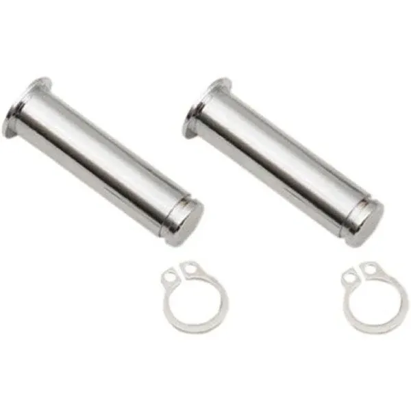 Chrome Replacement Lever Pin Set for Harley Touring models with Hydraulic Clutch