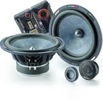 FOCAL PS165SF 6.5&#034; SLATE FIBER CAR COMPONENT SPEAKERS TWEETERS CROSSOVERS NEW