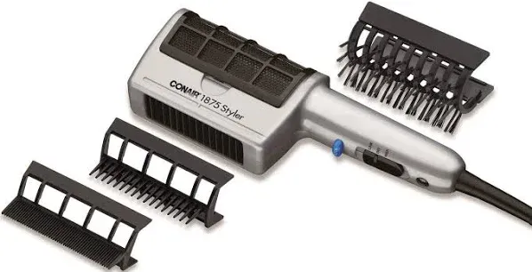 Conair 1875 Watt 3-in-1 Styling Hair Dryer with Ionic Technology 3 Attachments