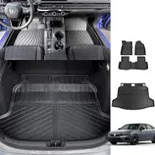 powoq Floor Mat Compatible with 2022-2024 Honda Civic Hatchback Trunk Mat TPE Floor Liner Cargo Mat Replacement for 2022 2023 2024 Honda Civic