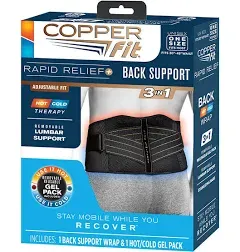 Copper Fit Rapid Relief Back Support Wrap