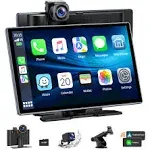 HOTPEAK Wireless Carplay Android Auto 4K Dash Cam