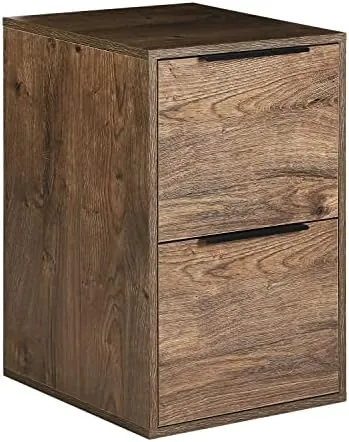 Wood file cabinet 2 drawers