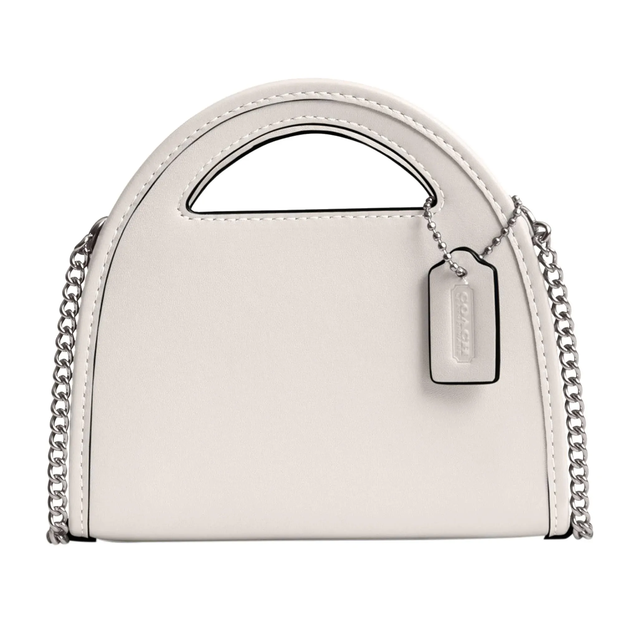 Coach Top Handle Card Case - Chalk