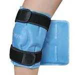 REVIX Ice Pack for Knee Pain Relief Reusable Gel Ice Wrap for Leg Injuries