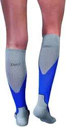 Jobst Sport 20-30 mmHg Knee High Socks / Large / Cool Black/Black