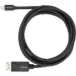 VisionTek Mini DisplayPort to DisplayPort 2M Active Cable (M/M) - 6.56 ft DisplayPort A/V Cable for Monitor, Projector, Audio/Video Device - First End: 1 x DisplayPort Male Digital Audio/Video - Second End: 1 x Mini DisplayPort Male Digital Audio/Video