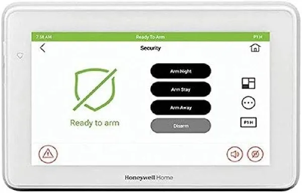 Intrusion Honeywell 6290W Touch Center 7" Color Wireless Touchscreen Keypad Alarm Control