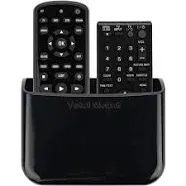 TotalMount Universal Remote Control Holder – Attaches to Wall or Back of TV – Compatible with All TV Remotes (Premium Black, Large)