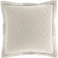 Pine Cone Hill Washed Linen Quilted Sham