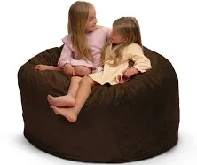 Ultimate Sack Bean Bag Chair in multiple colors Giant Foam-Filled Furniture