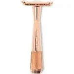 Fixed Head Twig Safety Razor - Sustainable Razor - All-Metal Construction, Single Blade, Multiple Colors