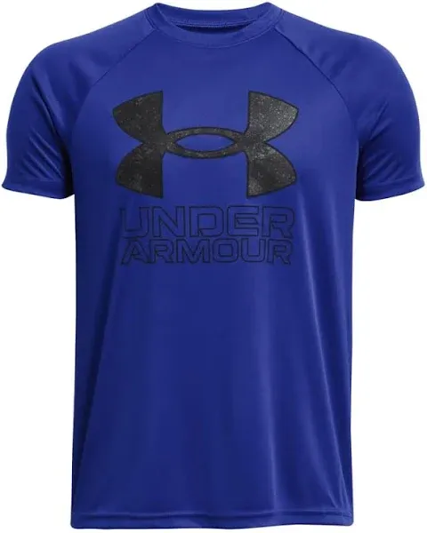 Under Armour Boys' Tech Hybrid Print Fill Short Sleeve T-Shirt