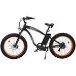 Ecotric Hammer Electric Fat Tire Beach Snow Bike - Orange-UL Certified