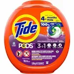 Tide&#174; PODS Laundry Detergent, Spring Meadow, 66 oz Tub, 76 Pacs/Tub ;