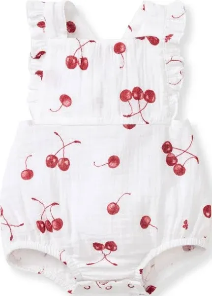 Muslin Cherry Pickin' Bubble Bodysuit