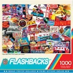 Masterpieces Flashbacks Quick Stop Diner Puzzle 1000 Piece NIB