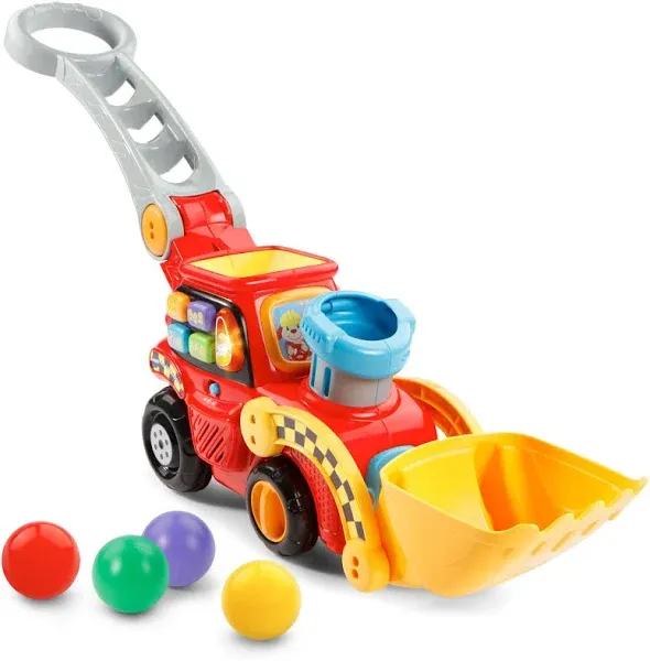 VTech Pop-a-Balls Push Pop Bulldozer