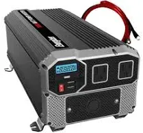 Energizer 3000w Power Inverter Modified Sine Wave Car Inverter 12V to 110V withTwo USB Ports (2.4 Amp)