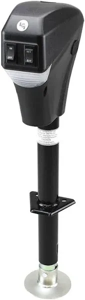 Lippert Components 285318 Electric Power Tongue Jack - 3500 lbs. Capacity; Black