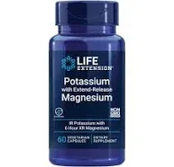 Life Extension Potassium with Extend-Release Magnesium 60 Capsules