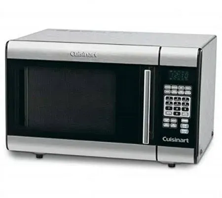 Cuisinart Microwave Oven, 1000 Watt, Turntable, Brushed Chrome - Certified Refurbished