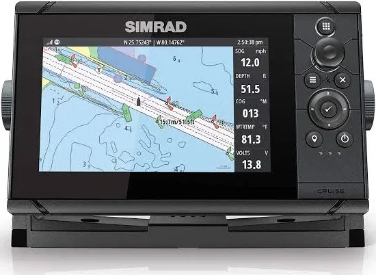 Simrad Cruise 7 US Coastal Fishfinder