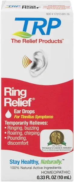 The Relief Products Ring Relief Ear Drops